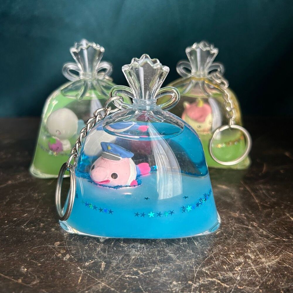 3 Tsunameez Prize Baggies Series 1 Police Blob Fish Unicorn Axolotl